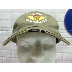 U.S. Open 2012 The Olympic Club Khaki Baseball Cap Adjustable Strap USGA Logo
